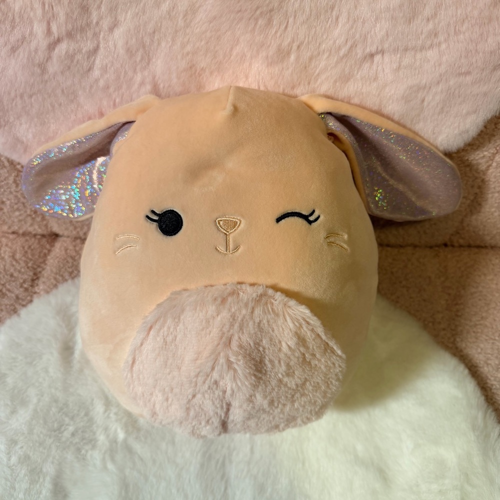 Squishmallows Satine Easter Bunny Plush, Stuffed Animal, NWT